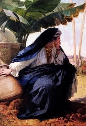 Stefano - Donna araba alla fontana 1880, Fondazione Museo Borgogna, Vercelli